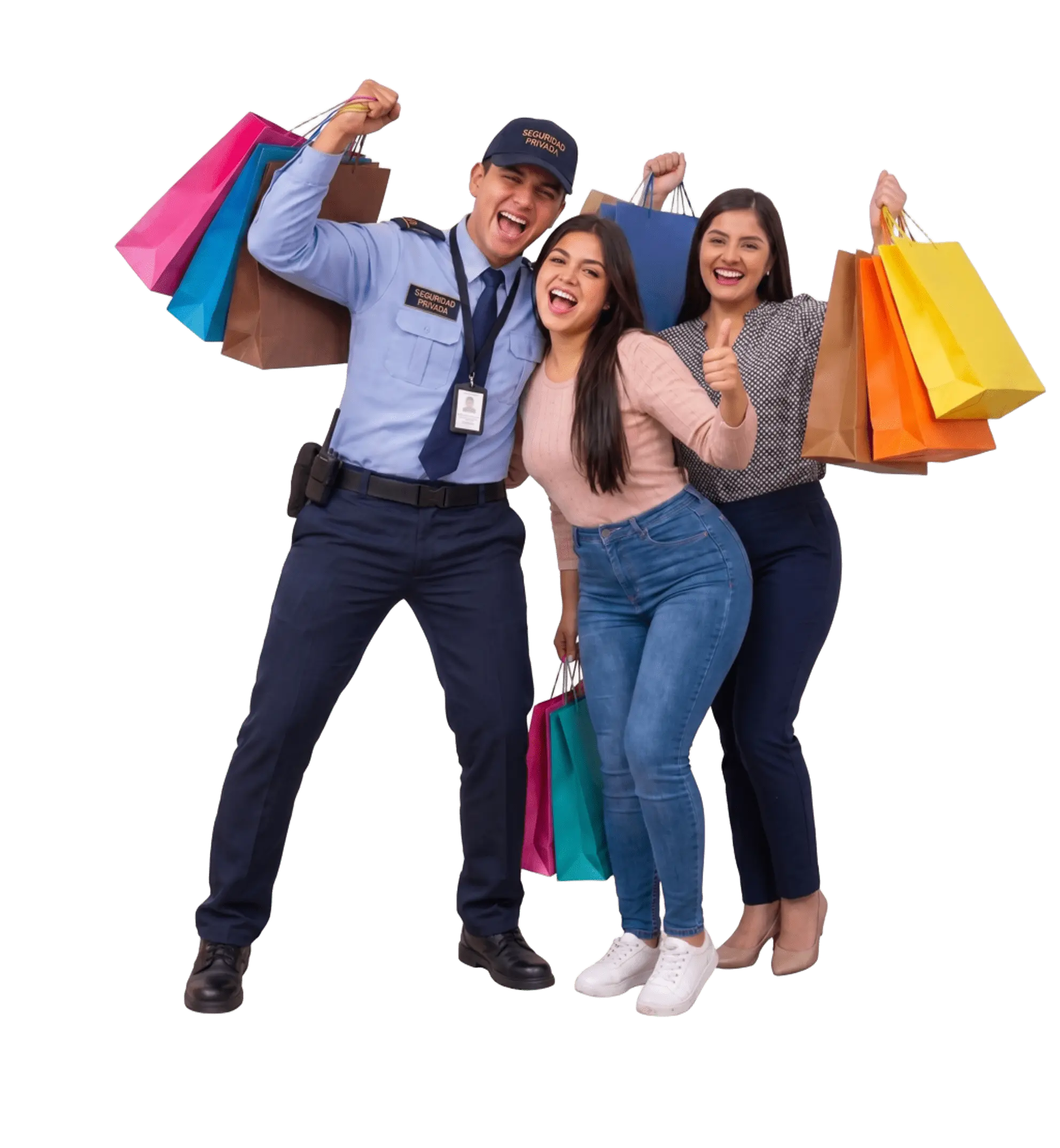 Familia feliz accediendo a crédito personal con Comerbas